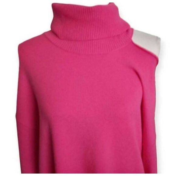 THE DROP JOSEPHINE PINK CUTOUT SWEATER SZ.L NWT. - Picture 3 of 10